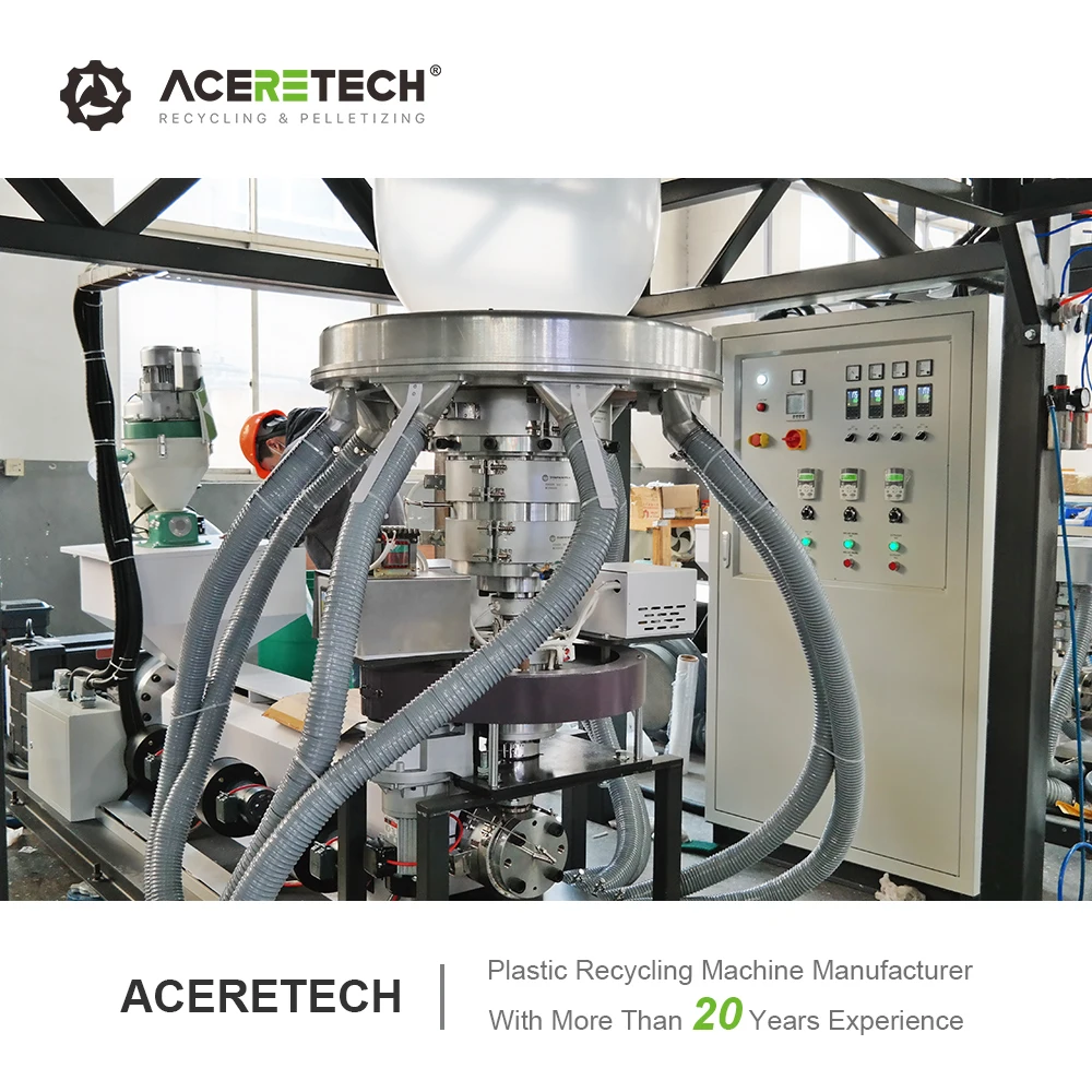 CM-DH-L45 Long Service Life Twin Head Plastic Abc T-shirt Bags Blown Film Production Line