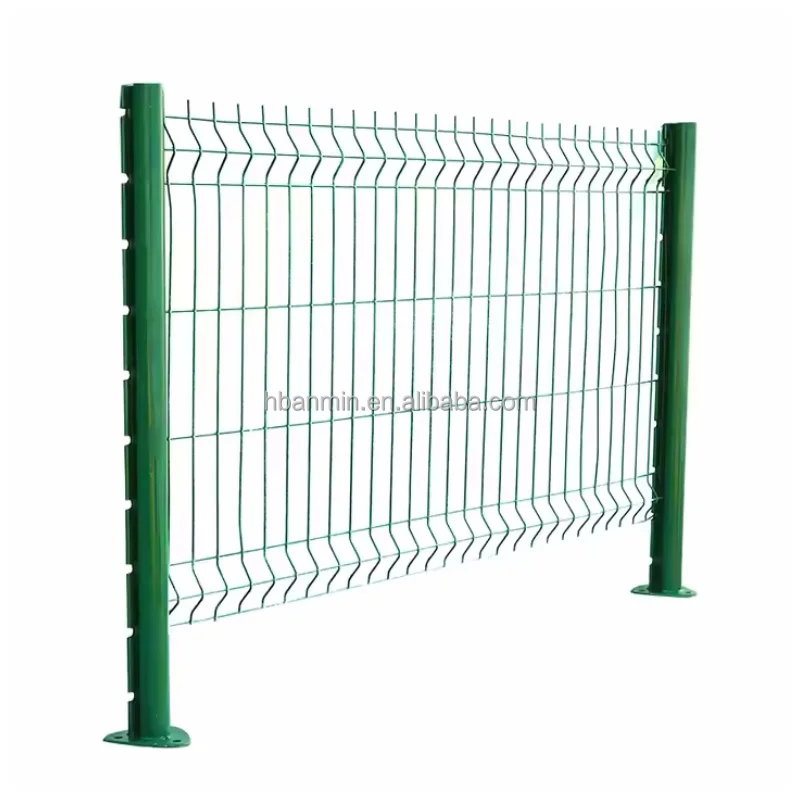 High quality Height 2.4m length 2.5m 3D Curved wire mesh fence for Outdoor or Garden Fencing