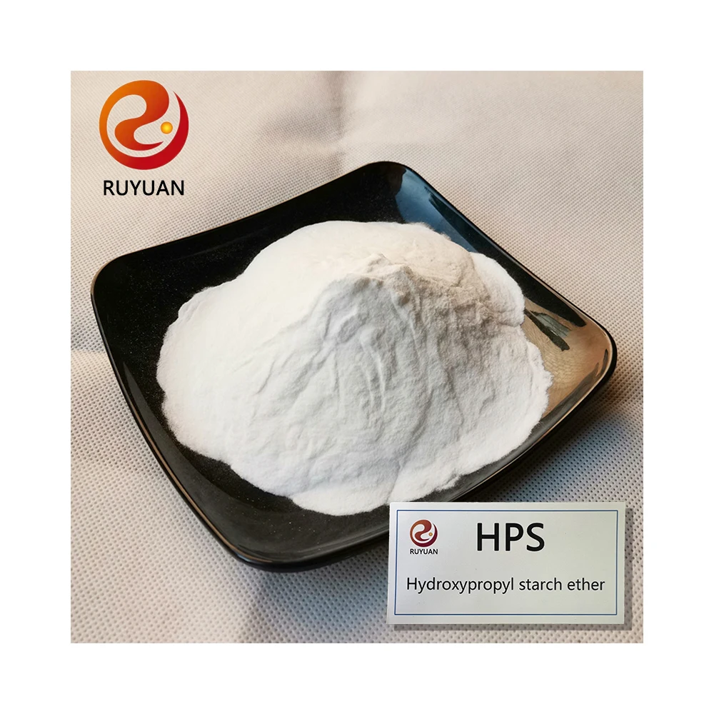 Ruyuan chemical rdp pva starch ether hpmc cellulose ether for cement and gypsum anti-sliding HPS POWDER CAS 9049-76-7