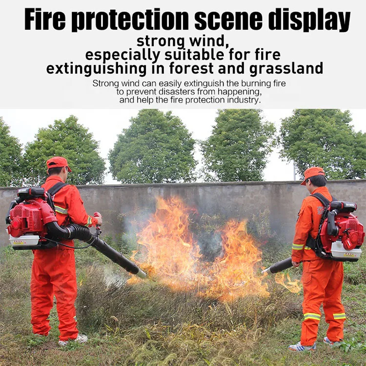 76cc Backpack Gasoline Eb9900 Air Blower Gas Blower Leaf Blower