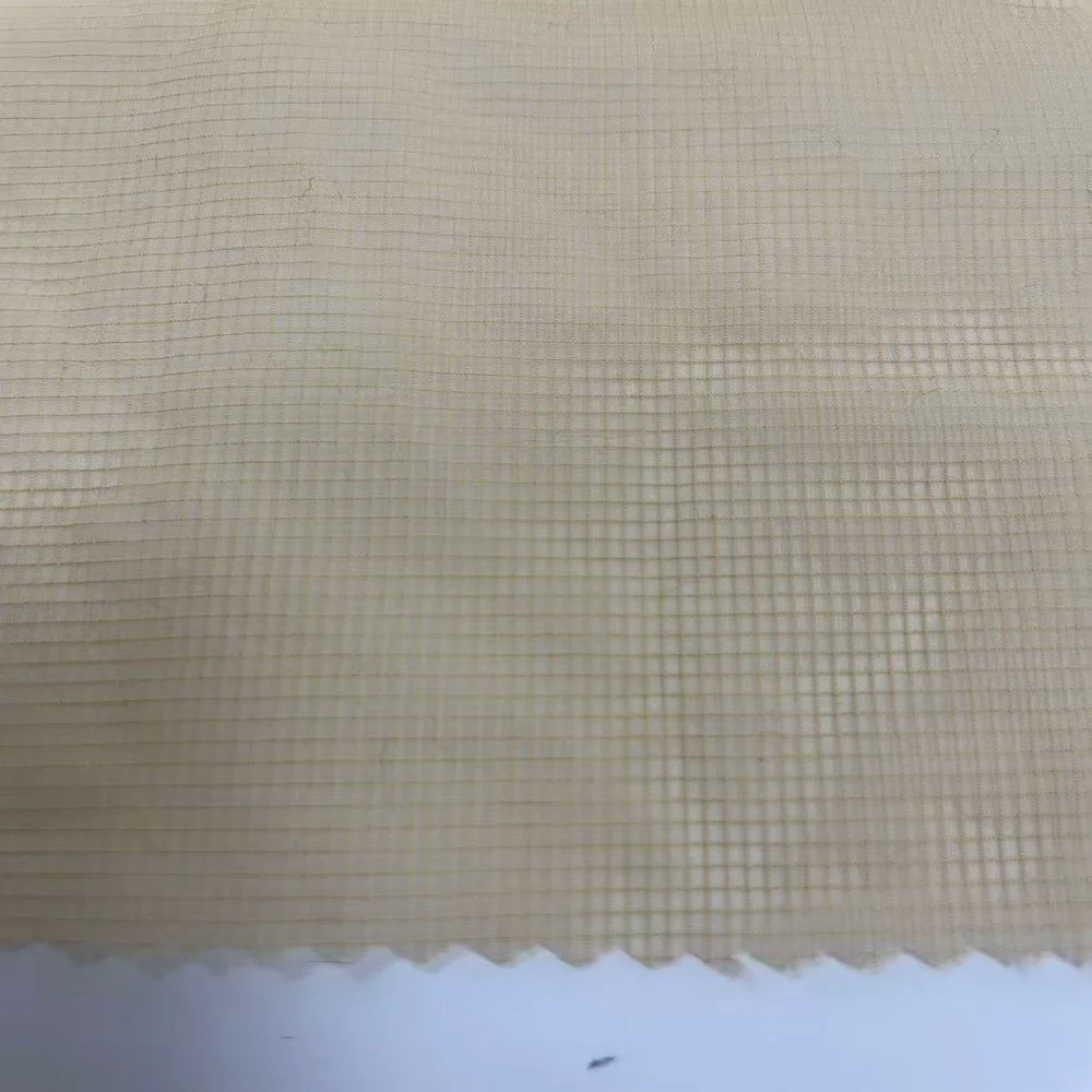 Feather sense nylon organza ultra-thin velvet waterproof nylon cloth autumn and winter down jacket down sleeping bag fabric