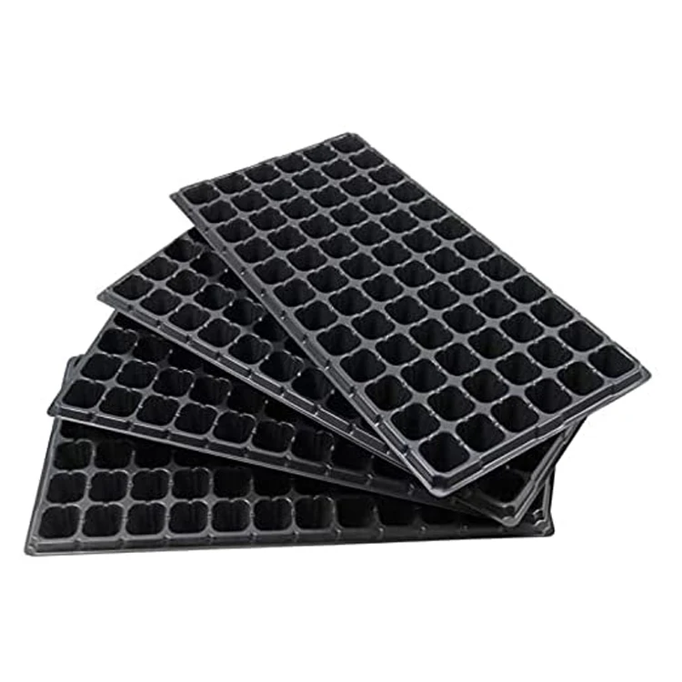 Wholesale Plastic 21 32 50 72 105 128 Cells Plant Vegetables Flower Growing Seed Nursery  Trays