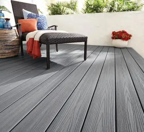 Outdoor decking tiles wood plastic composite flooring wpc composite decking board price manufacturer