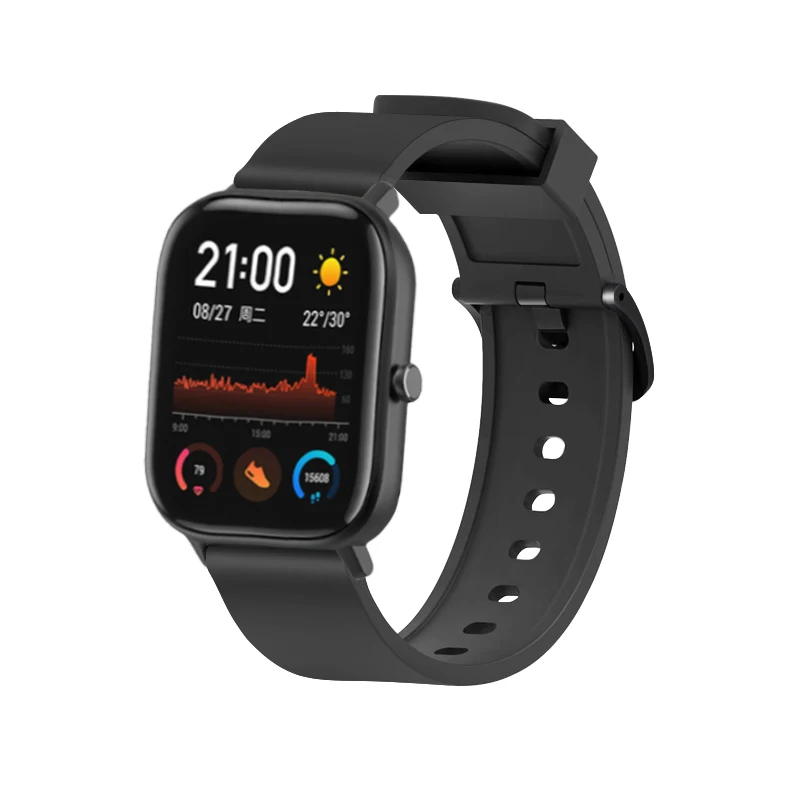 Colorful Silicone Sport Watch Strap Band Wrist Strap Replacement Silicone Strap Watch Band For Huawei