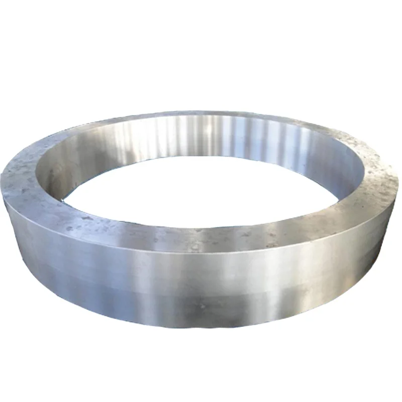 CNC machining G28Mn6 OEM fabrication steel casting rotary kiln riding ring for  paper/ball/tube/sag/coal/grinding mill