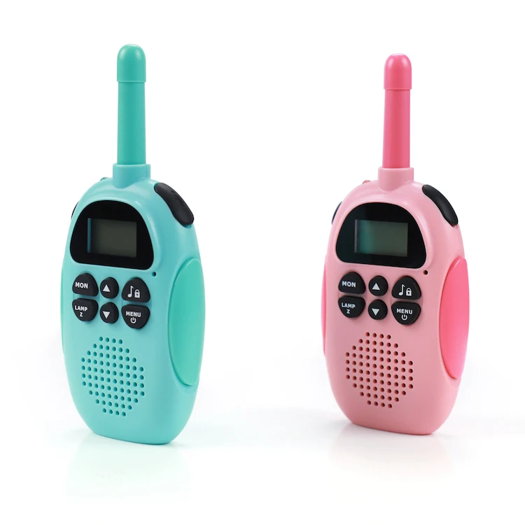 Handheld Mini Kids Transceiver Children 3km Range 2 Way Radio Lanyard Interphone Toy Talkie-walkie for Children