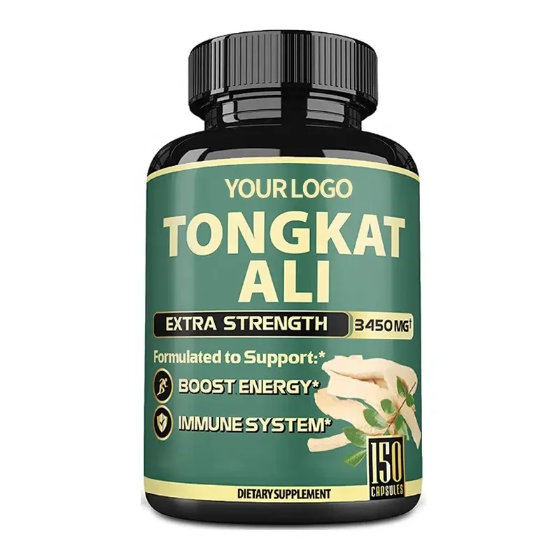 Customized OEM Pure Natural Tongkat Ali Capsules 500mg Tongkat Ali