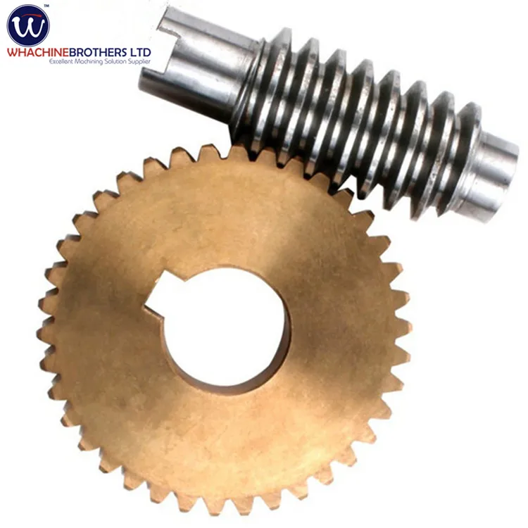 1.5 mm Standard Brass Flat Left Hand Worm Gears For Sale