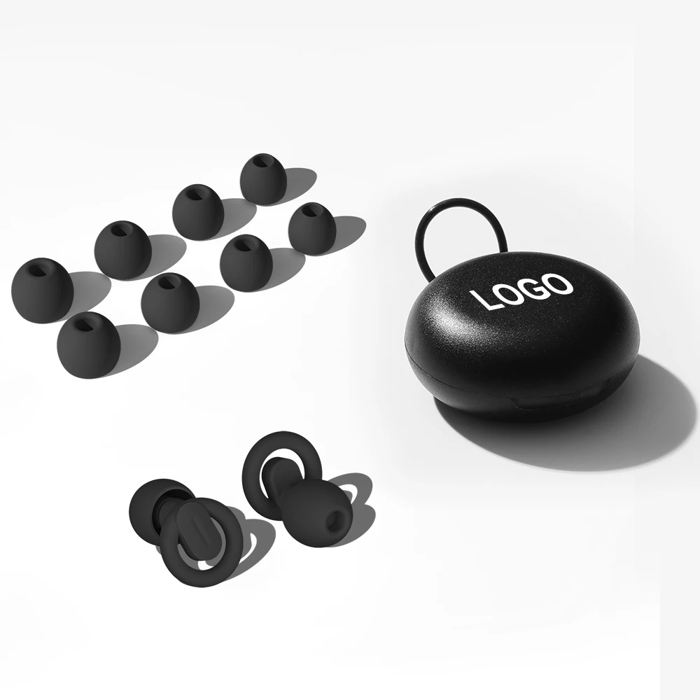 Custom Sleep Earplugs 33dB Noise Cancelling Silicone Soundproof ]Tapones Oidos Earplugs for sleep noise reduction