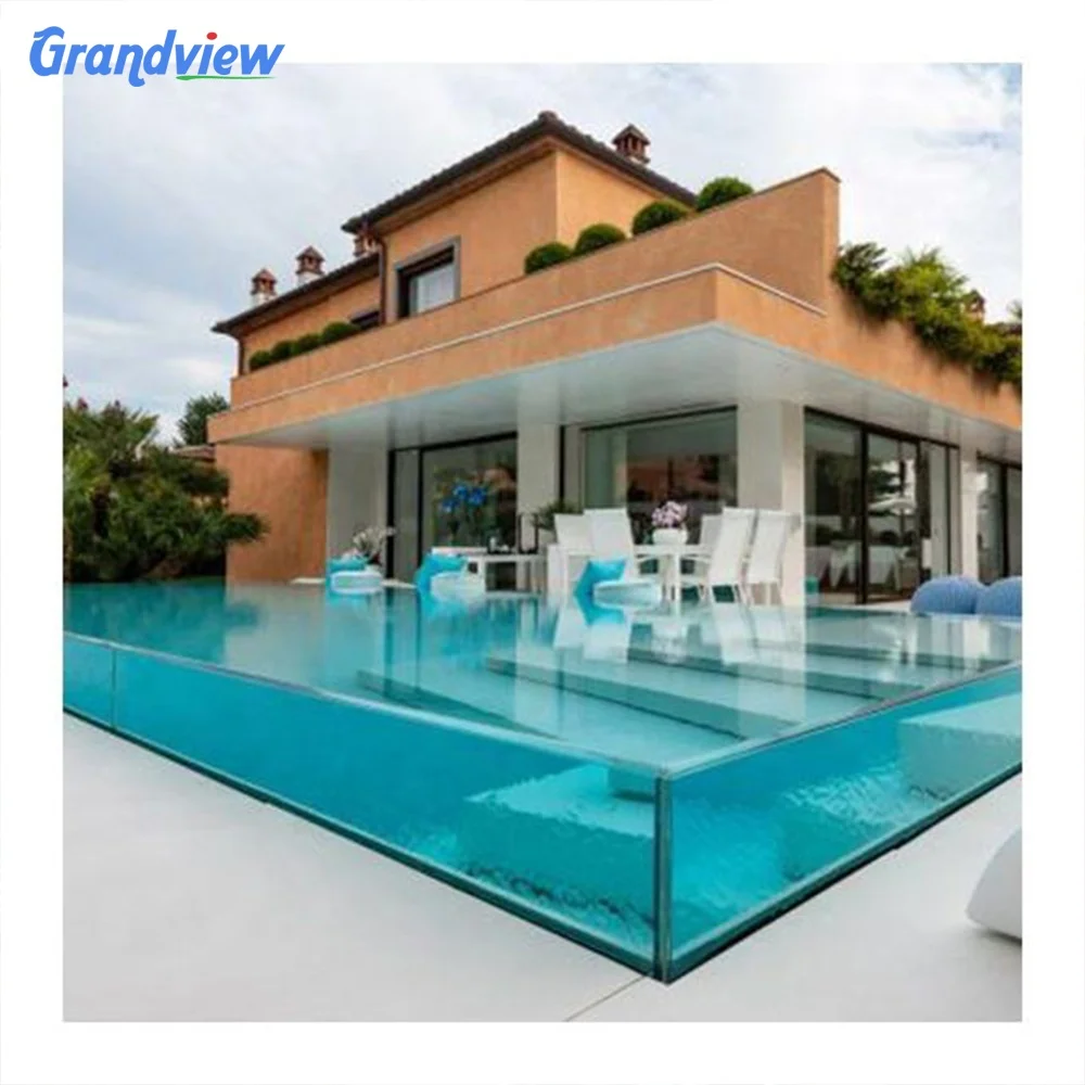 China Supplier Customized glass above ground clear 40-700 mm acrylic swimming pool