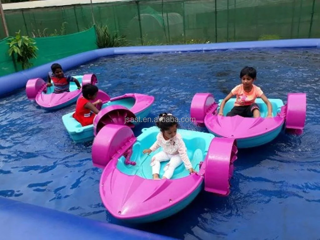 Different Sizes Family HDPE Plastic Hand Water Pedal Paddle Boat Row Boats With High Quality For Kids Adults Sale
