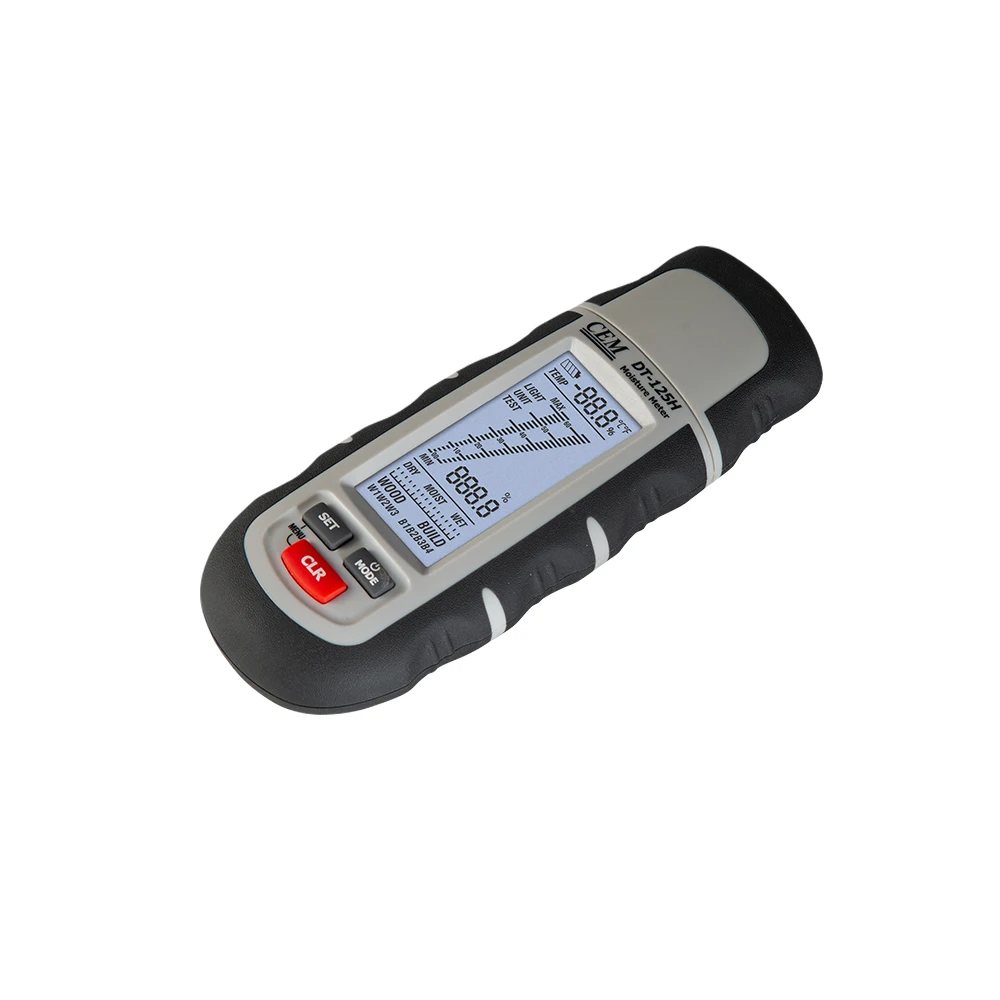 CEM DT-125H профессиональный измеритель влажности древесины также для древесной штукатурки строительных материалов бумаги
