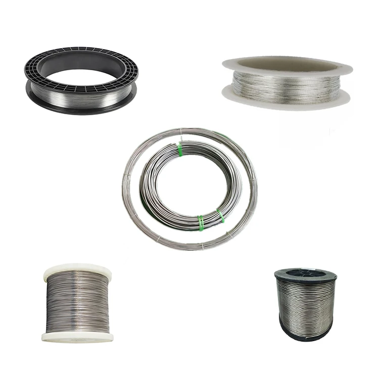 Customized electronic component 01mm rhenium bright surface tungsten spring wire