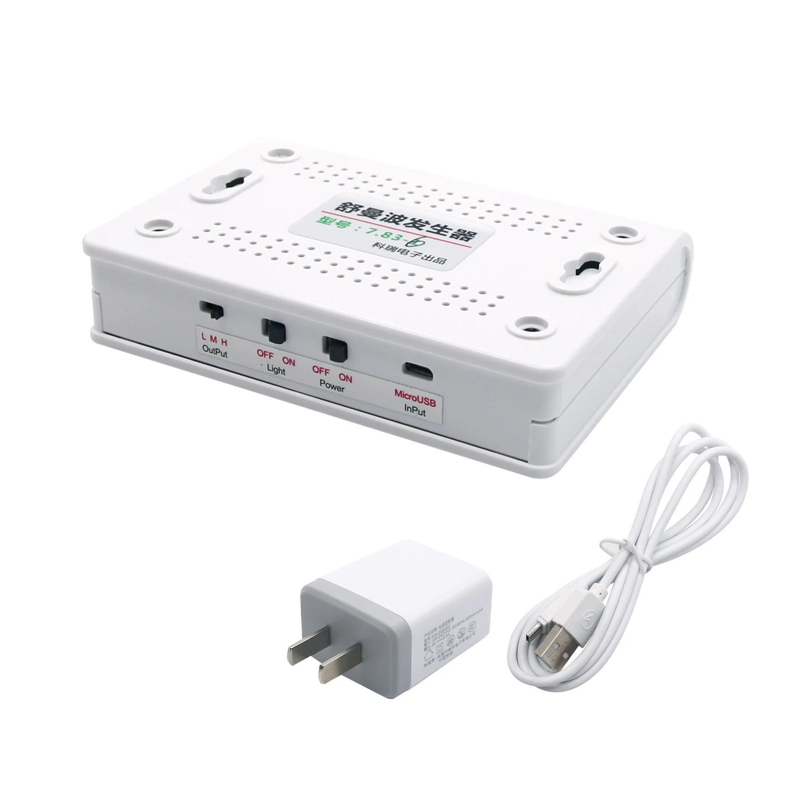 7.83Hz Schumann Wave Generator Schumann Resonator 7.83-6 Version + Power Supply (with Cable)