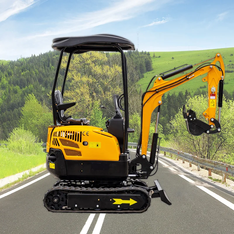 CNM-18 FREE SHIPPING Chinese brand 1.8 ton mini excavator 2 ton crawler household farm excavator 1ton for home use