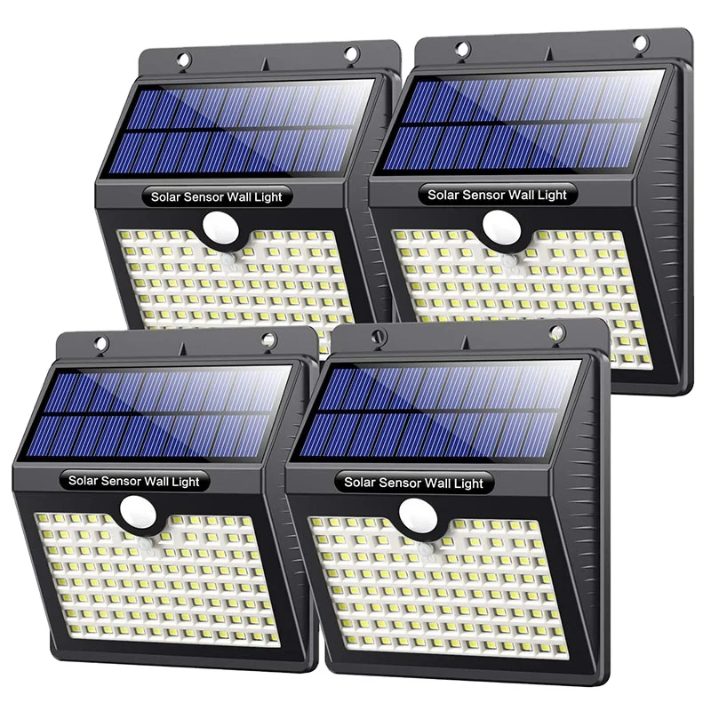 
97 LEDs Waterproof Solar Powered PIR Motion Sensor Energy Saving Night Lights solar wall light 96 led motion sensor 