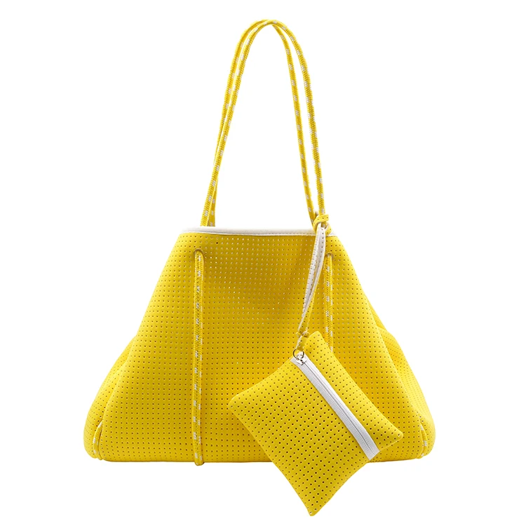 
High Quality Wholesale Fashion Neoprene Beach Waterproof Tote Bag 