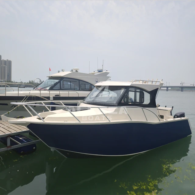Китайский пластина 7 5 m/24.6ft Роскошная прочная морская алюминиевого сплава рыбацкая лодка яхта