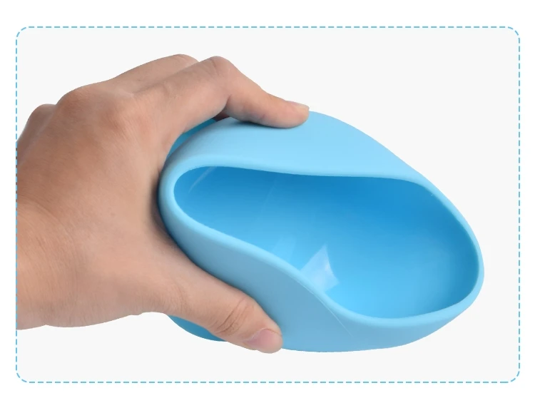 Unbreakable Microwave Safe Spill Resistant Flexible Silicone Feeding Set Silicone Baby Suction Bowl With Spoon