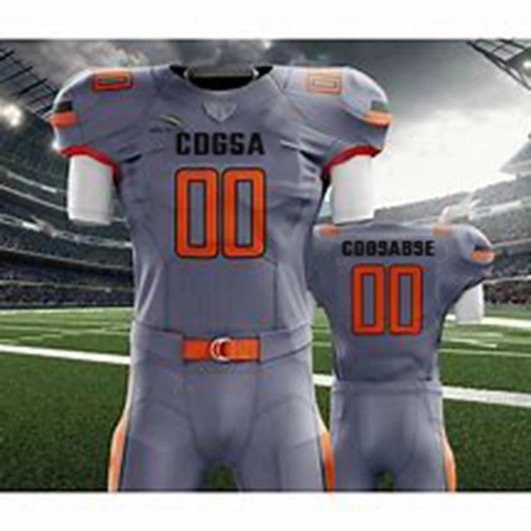 Factory Maker Custom Training Jerseys Unisex OEM Logo Item Sublimated american football uniform