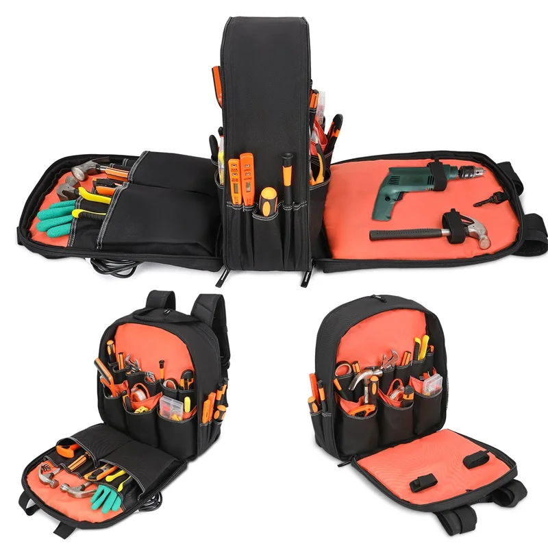 New Arrival Gardening Tool Kit Holder Oxford Backpack  Gardening Tools Organizer Tote Lawn Yard Bag