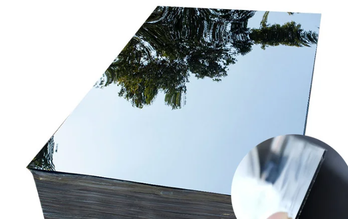 Wholesale 7mm - 13mm thickness wedding aisle decorative mirror shining rug sheet