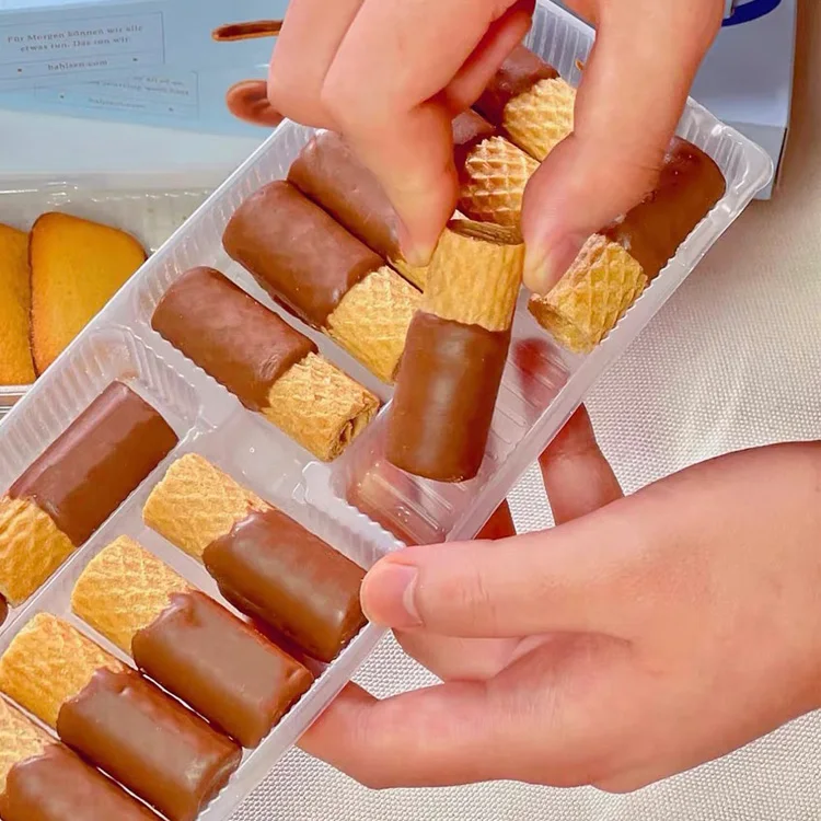 Gusu New Automatic Egg Roll Biscuit Chocolate Coating Machine for Chocolate Enrobing