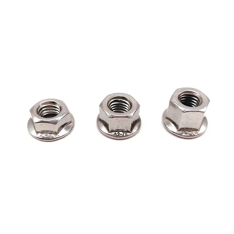 DIN6923 hex flange nut ANSI Flange nut serrated flange nut