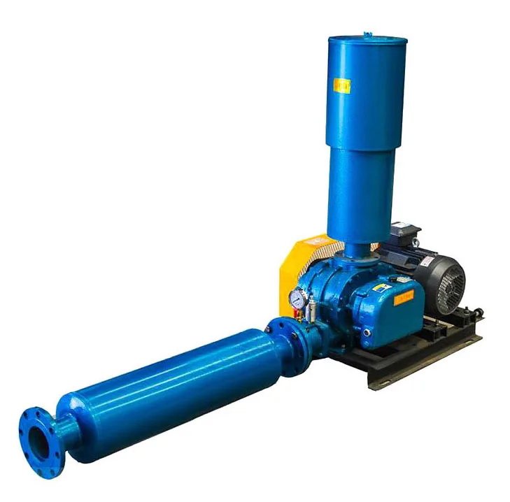 Industrial Biogas Gas Blower Roots Blower Air Pump 2023 manufacturing roots rotary lobe blower aquaculture