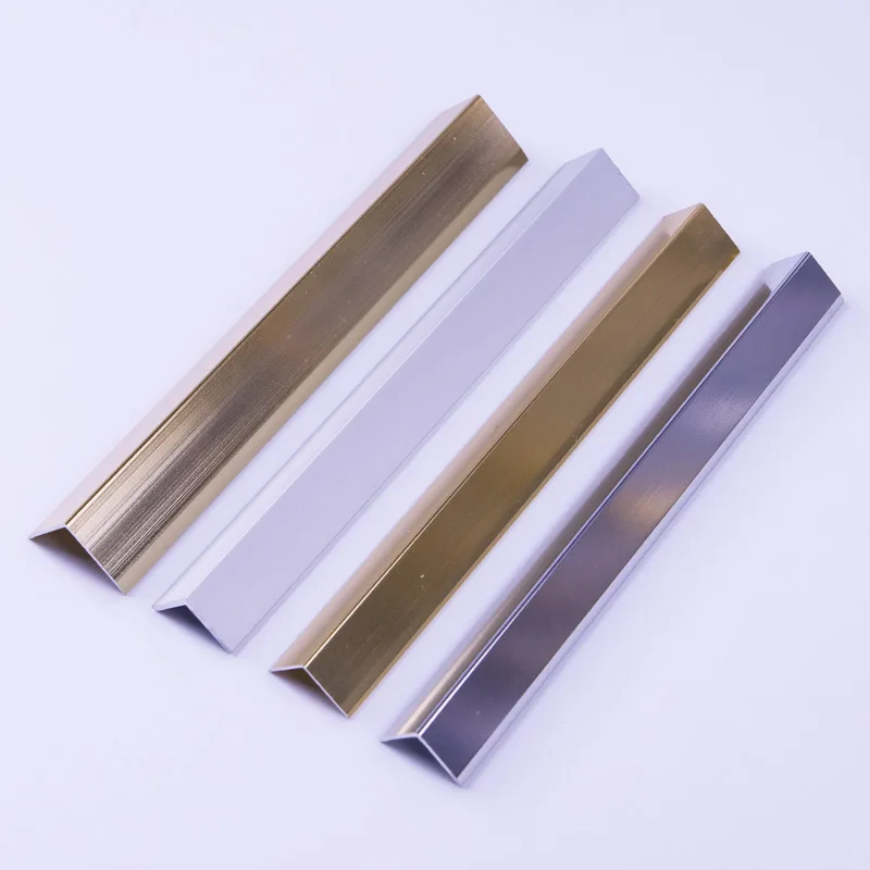 Foshan FSF Free Sample Aluminum L Profile Tile Trim Metal Tiles Decorative Accessories for Wall Corners