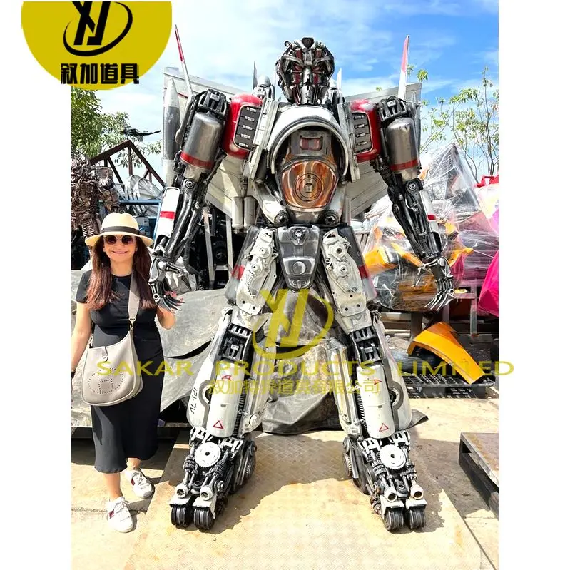 Modern Outdoor scrap metal sculpture Landscape Modeling Metal Sculpture