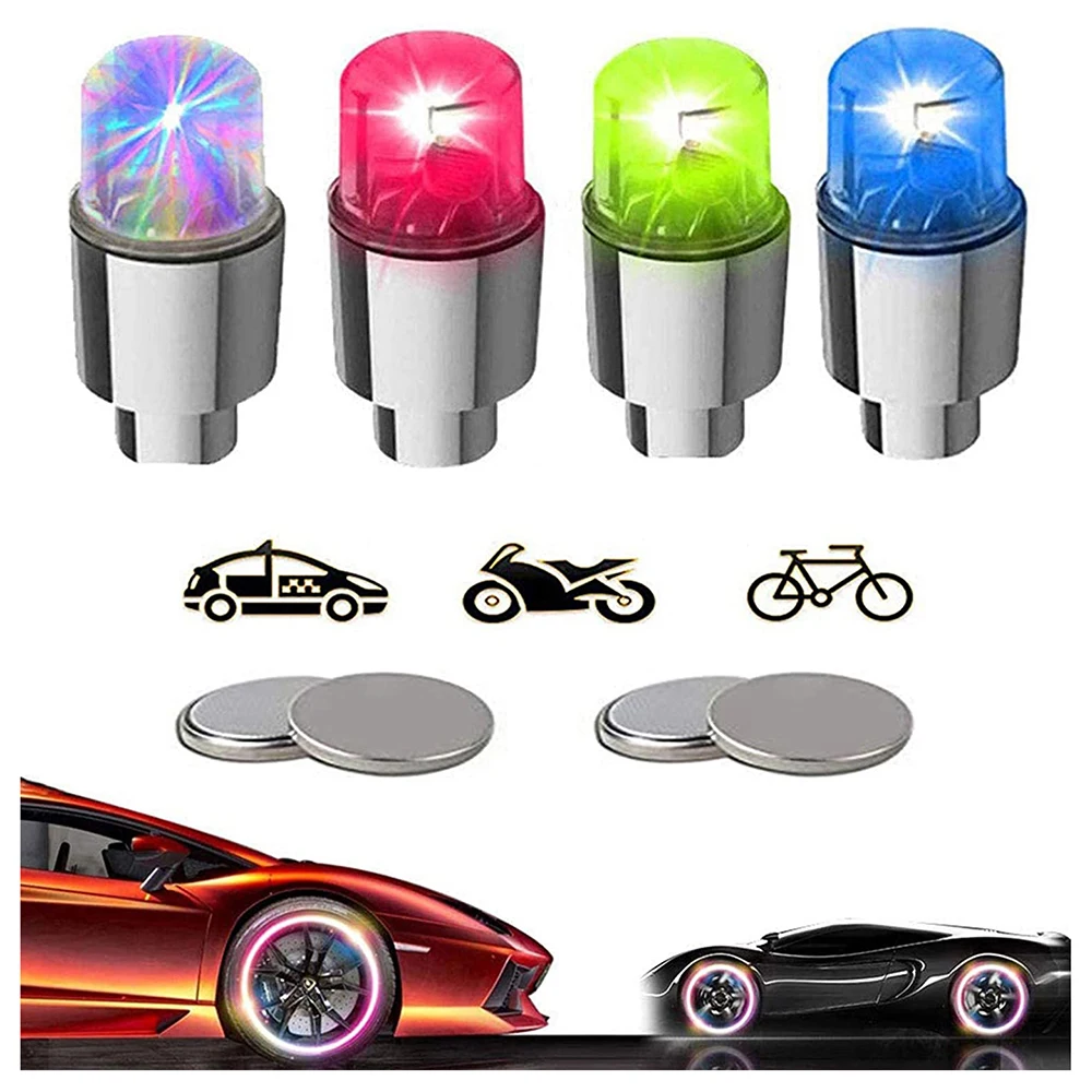 Водонепроницаемый светодиодный фонарь для велосипедного колеса, автомобильный шиномонтажный клапан, шина для мотоцикла, велосипеда, спицевые фонари