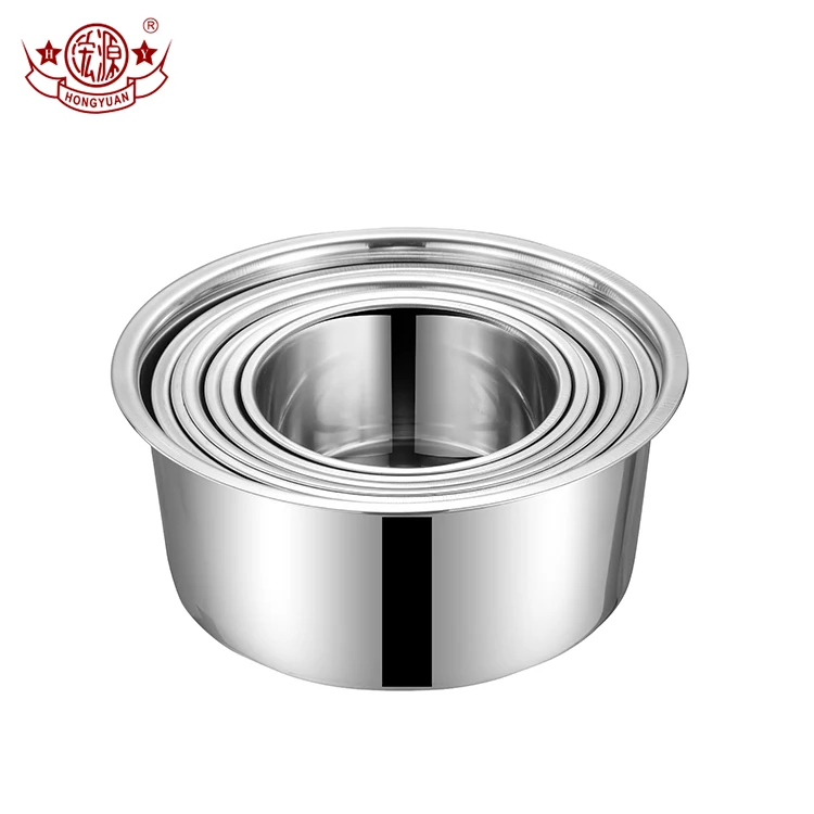 
New arrival cooking appliance parts kitchen accessories stainless steel inner pot set 
