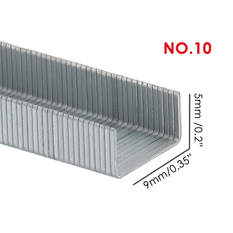 Foska High Quality Galvanized Wire Smooth Stapling NO.10 Staples for Convenience and Ease of Use in Your Daily Tasks