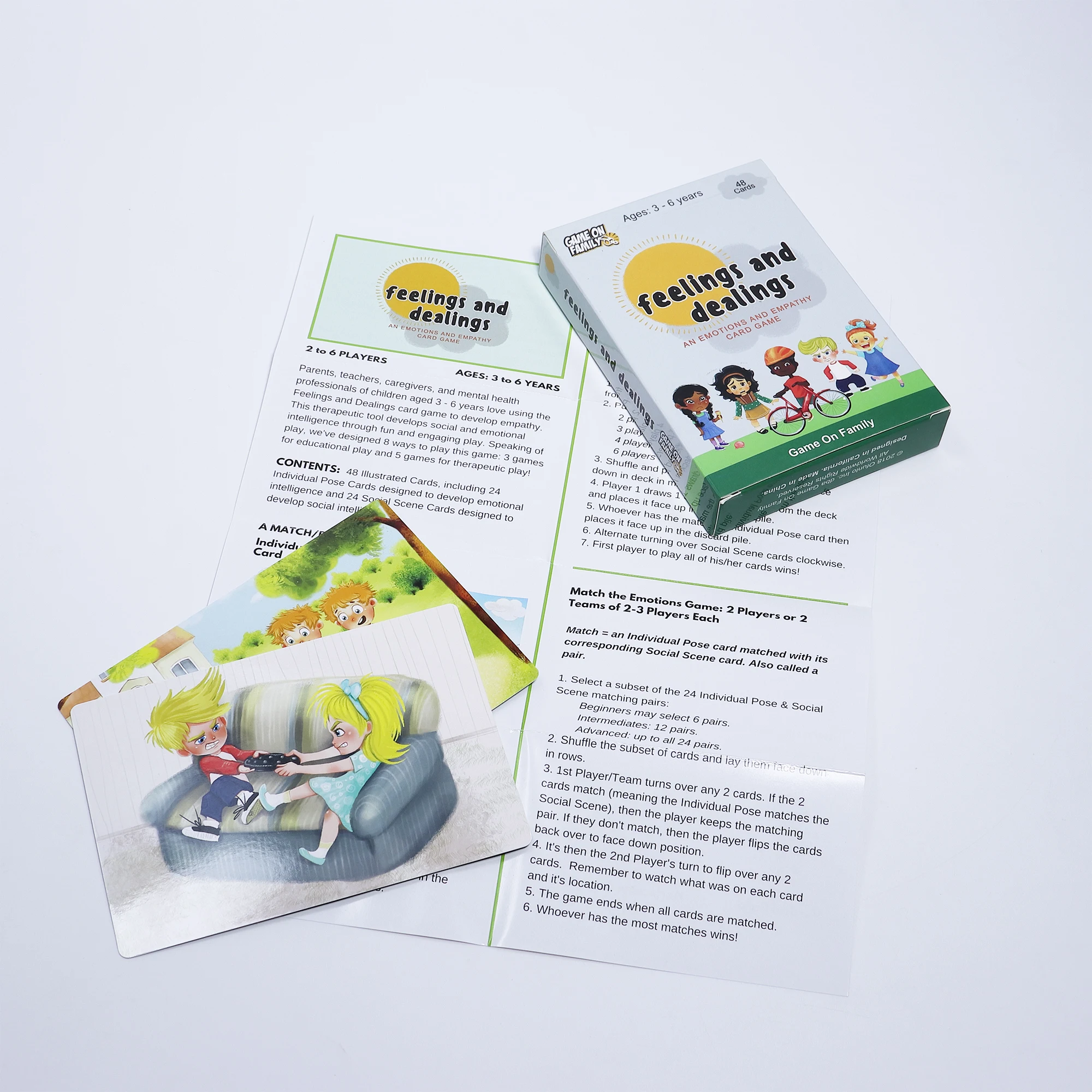 Custom Paper Cardboard Educational Learning Flash Memory Game Playing Cards Both Sides Printed Eco-friendly Educational Card