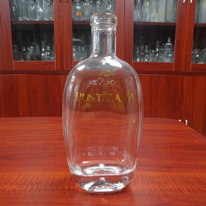700 мл rum pisco причудливая стеклянная бутылка спирта 07l T пробка