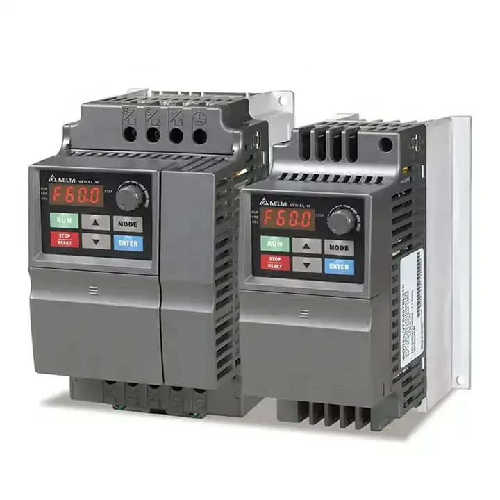 Original Delta VFD EL Series 3PH 460V 2.2KW Inverter VFD022EL43A 3HP AC Motor Drive Sensorless Vector Control  Compact Drive