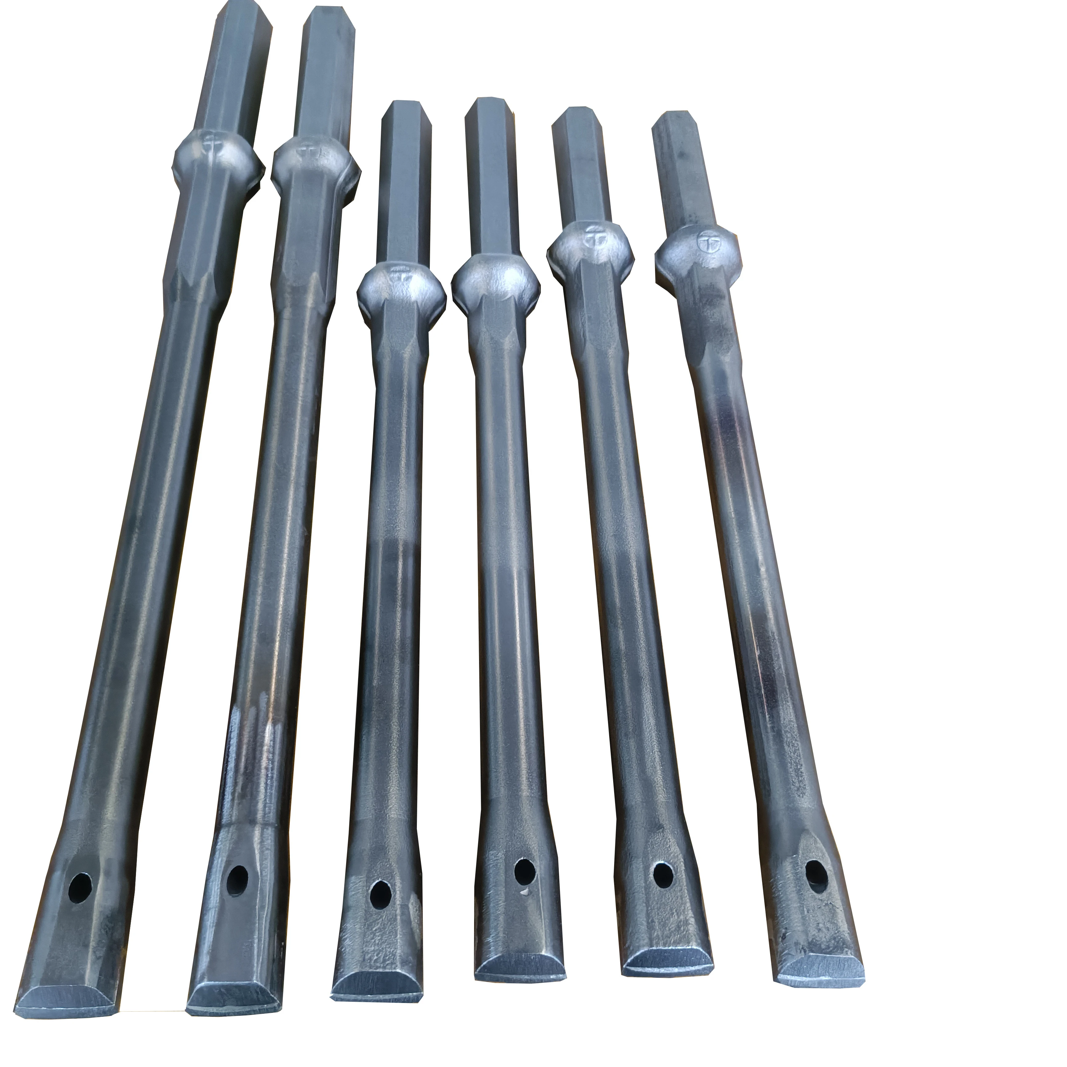 Integral drill rods Scope of application Mining, roadway excavation, mining Hole diameter 19-22 (mm)