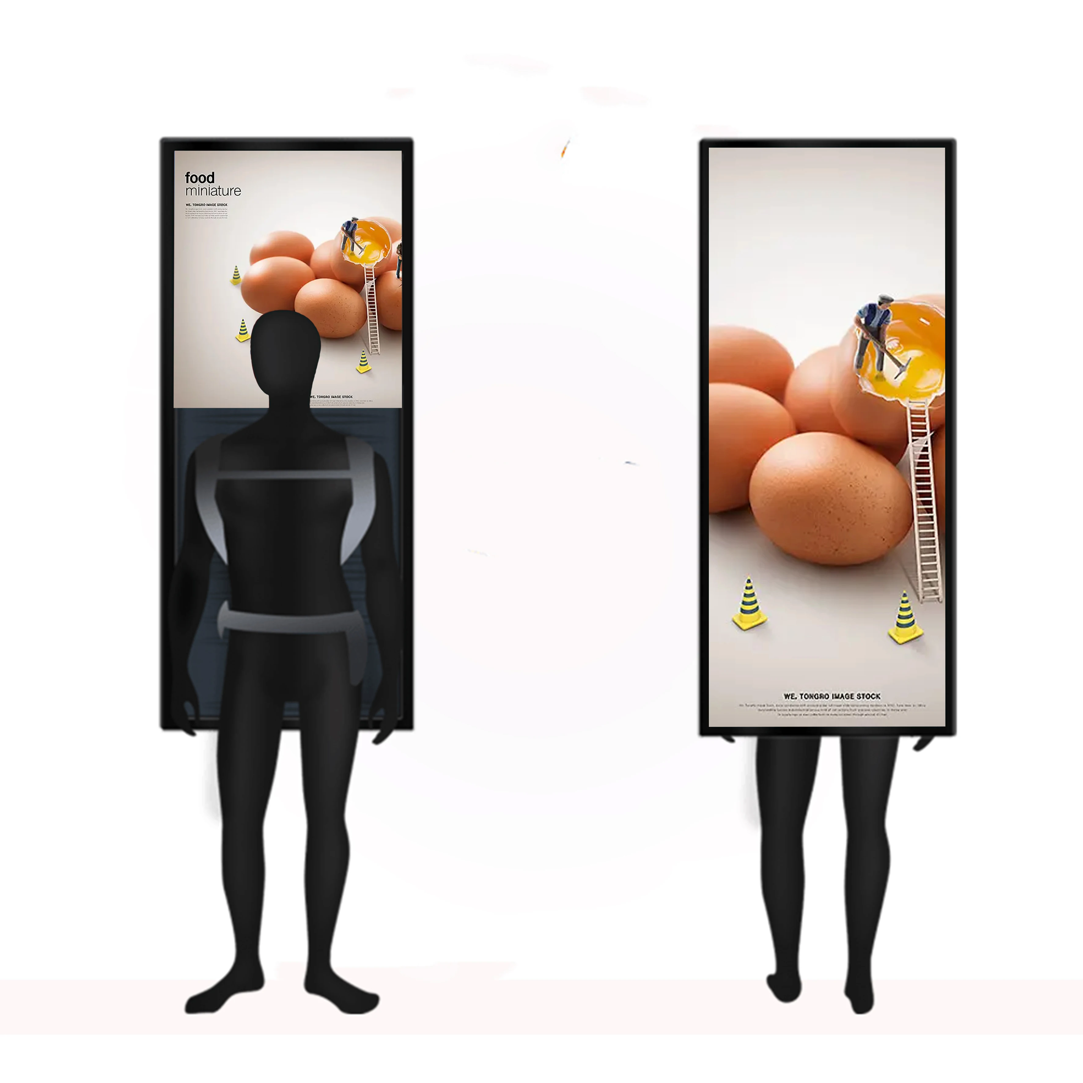 Double-Side LED Screen Rectangle-Shaped Backpack Banner Popular Human Billboard Advertising Digital Display for Outdoor Use