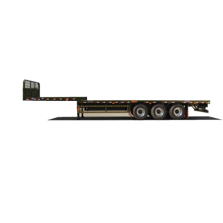 TSD Factory price Gooseneck Chassis Container flatbed shipping container chassis semi-trailer for sale