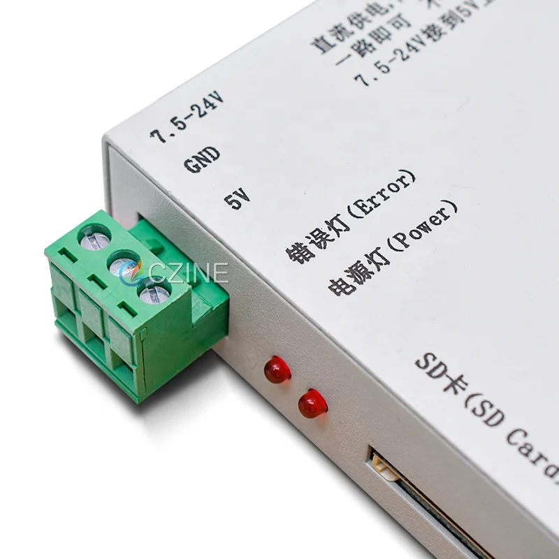 LED controller DC5-24V 256G RGB for WS2801 WS2811 WS2812B LPD6803 SD Card T1000S led Pixels Controller