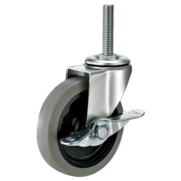 3inch Top plate light duty TPR swivel caster wheel