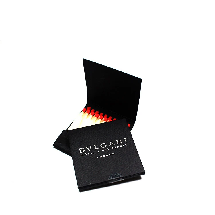 Персонализированные художественные индивидуальные квадратные закладки в стиле классных черных спичек оптом