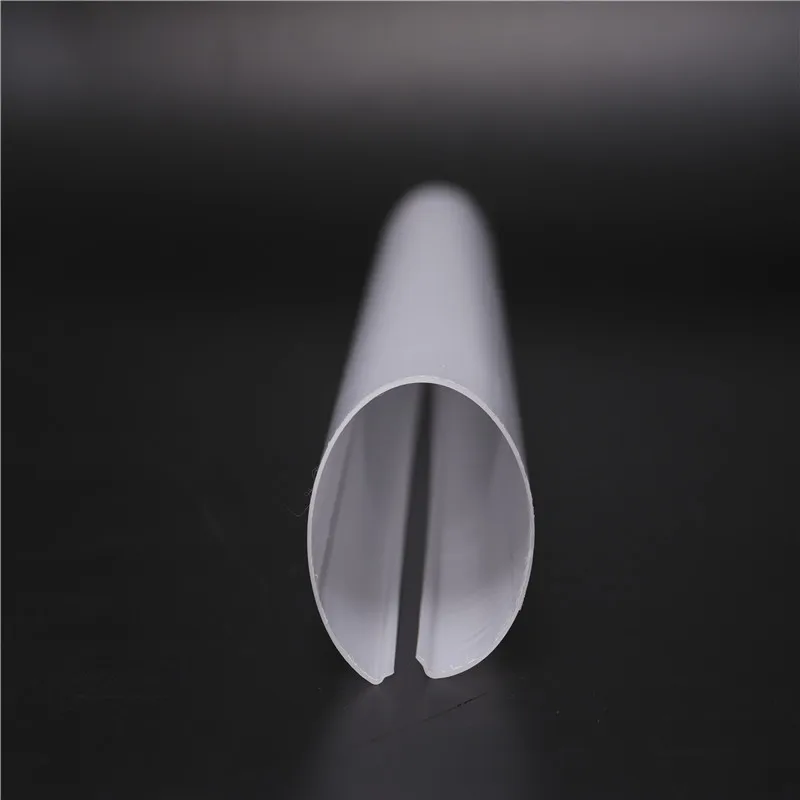 Пластиковая экструдированная диффузионная молочная/белая крышка для светодиодной трубки