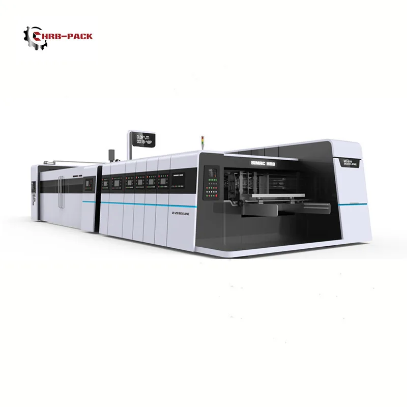Blmac HRB 1224 six(5+1) printer double slotter die cutter with hydraulic stacker