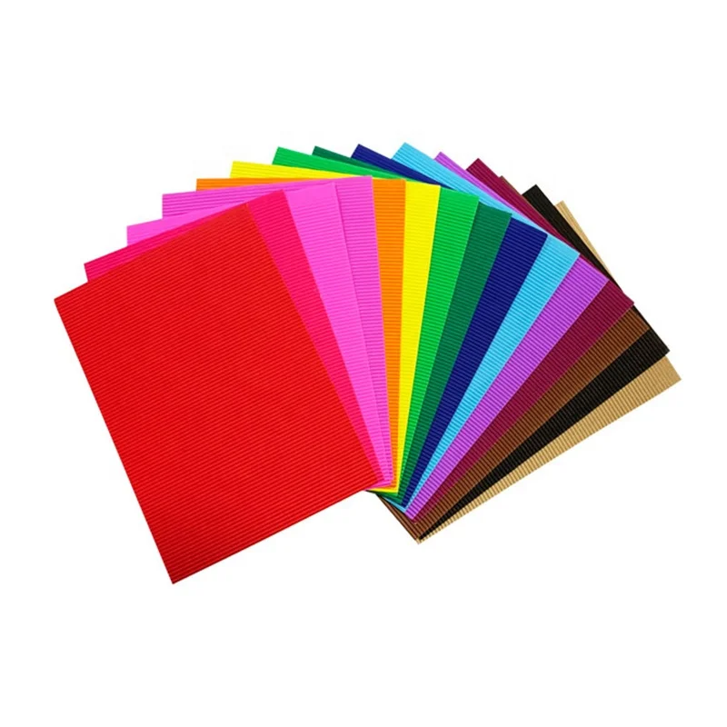 High quality 161GSM one sides corrugated paper sheet roll 50X70CM