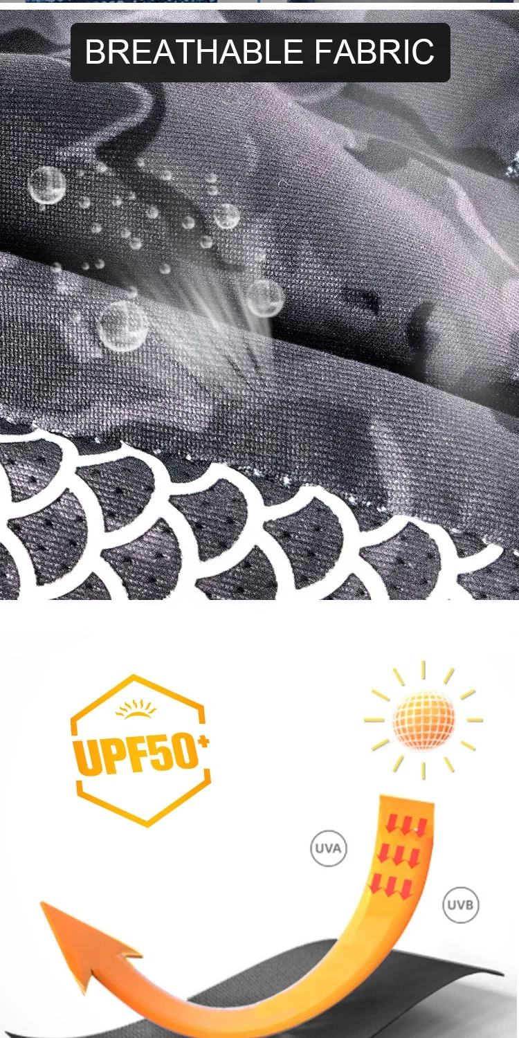 Best OEM ODM Custom Panic Buying Fishing Sun Protection UV 50+ Kayaking Sailing Yachting Padding Canoeing Rowing Hiking Gloves