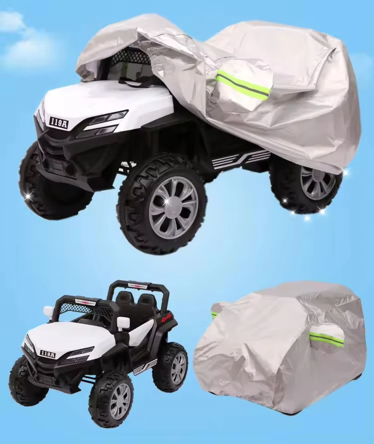 Outdoor Waterproof Windproof Snow Sun Protective Electric Remote Control Kids Ride on Toy Car Dust Cover for Ride-on Accessories