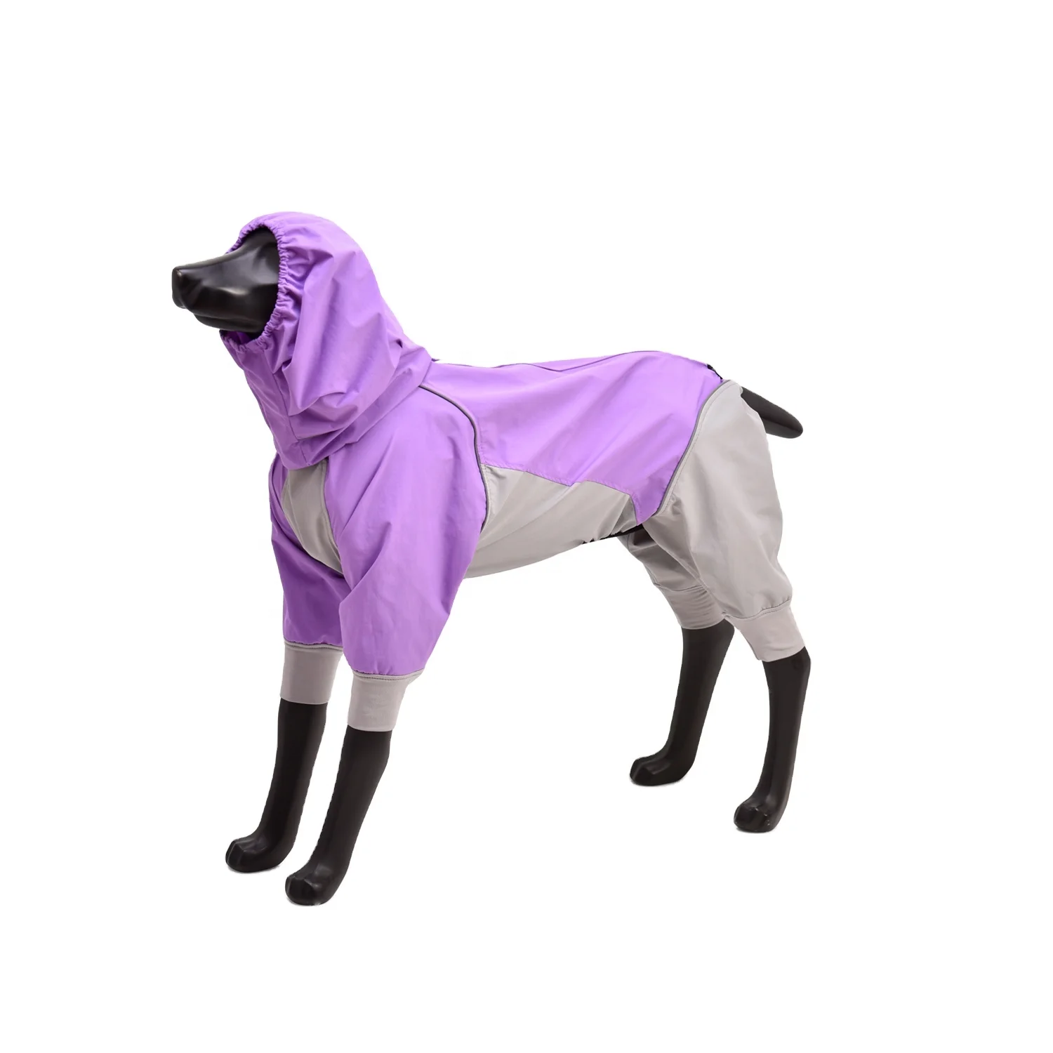 BlackDoggy Дизайнерская Одежда для питомцев, комбинезон, дождевик для собак, длинные ноги, костюм для крупных собак