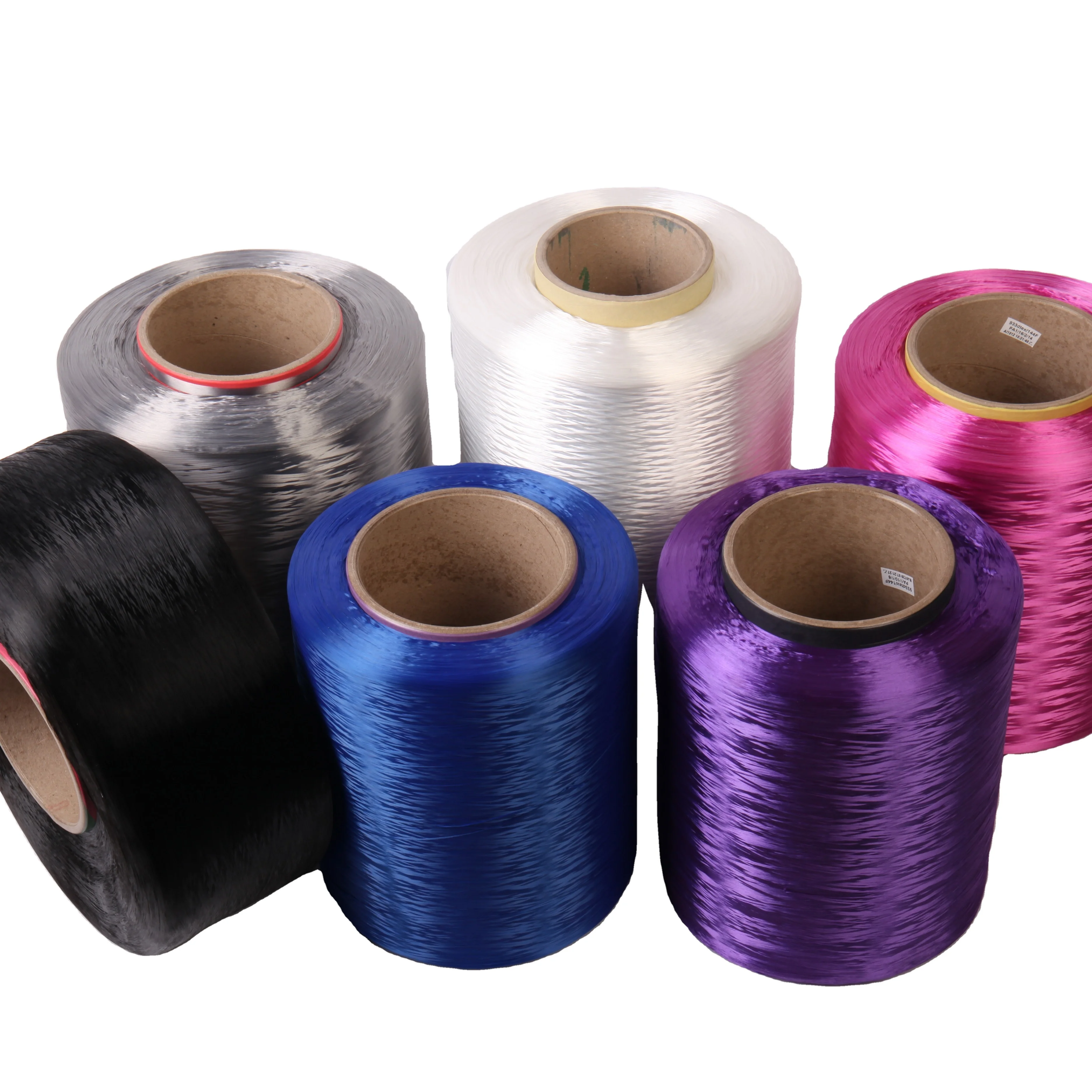 
recycled polyester filament multifilamento fdy yarns 1100 dtex 2200dtex 3300dtex for buy fishing net  (1600120156673)